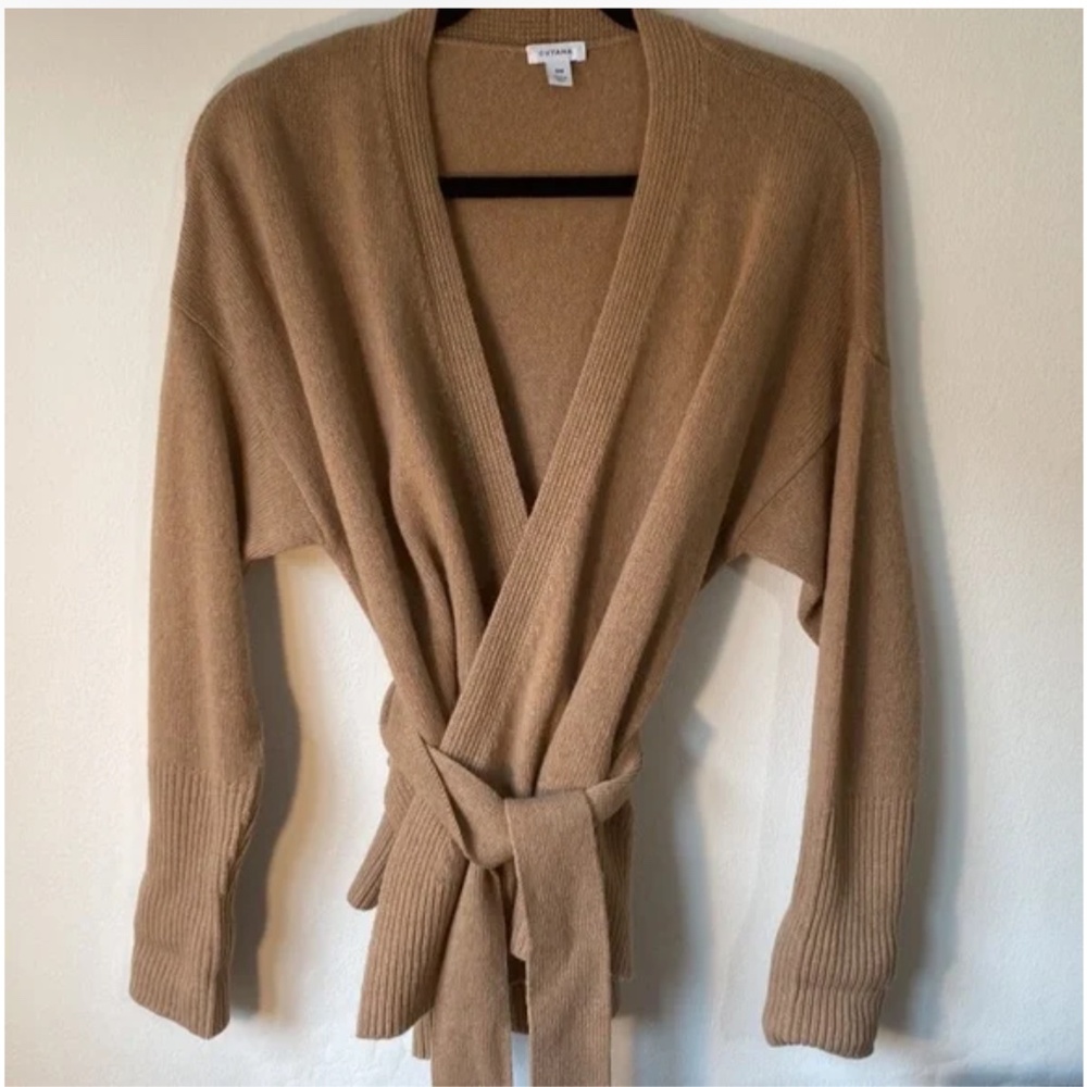 RESERVED Cuyana Belted Cardigan